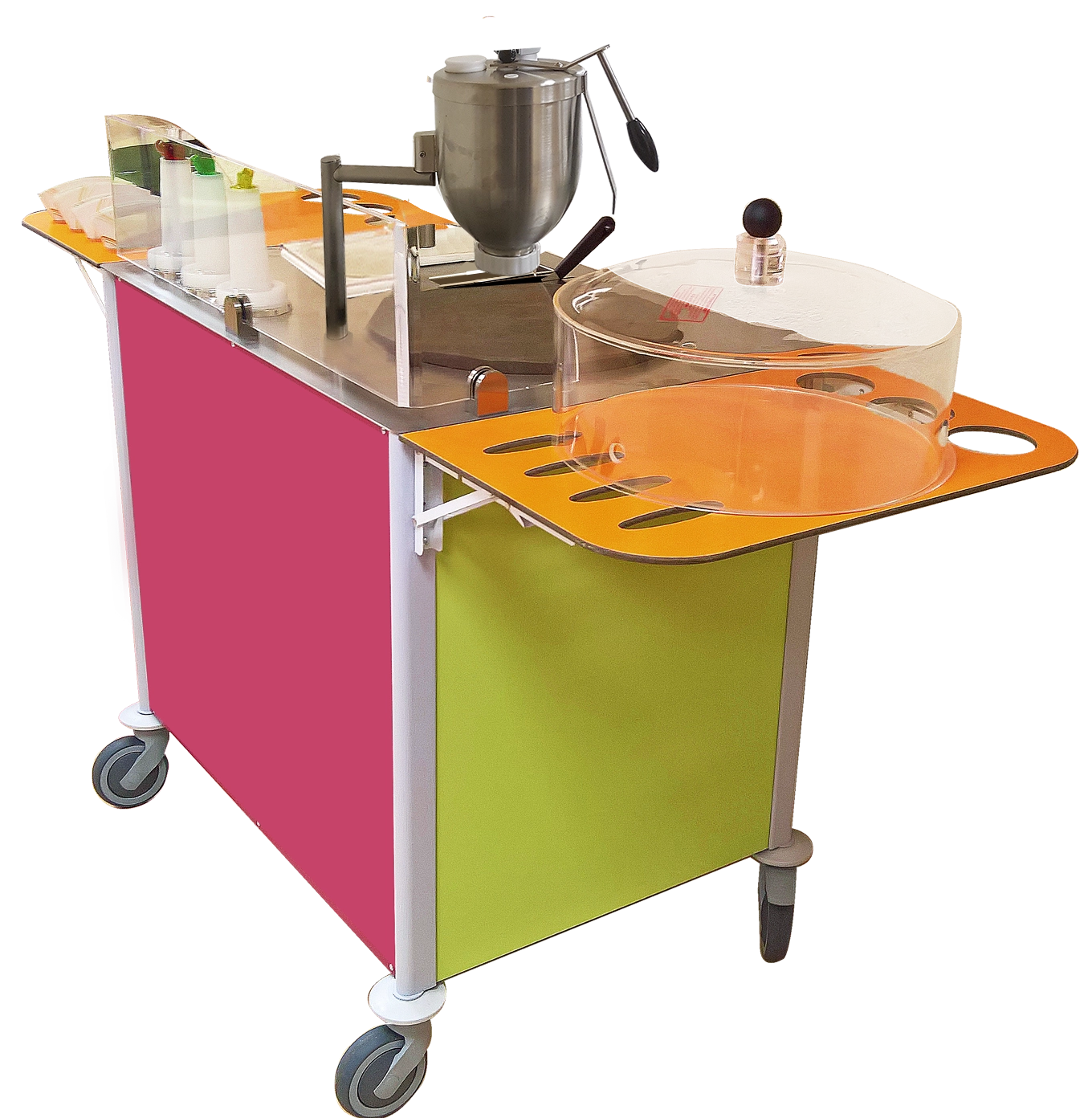 Chariot de cr&ecirc;pes &agrave; emporter