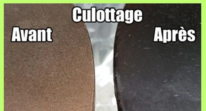 Culottage cr&ecirc;pi&egrave;re avant apr&egrave;s