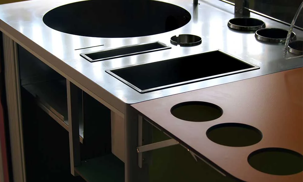 Chariot à crêpes ambulant 