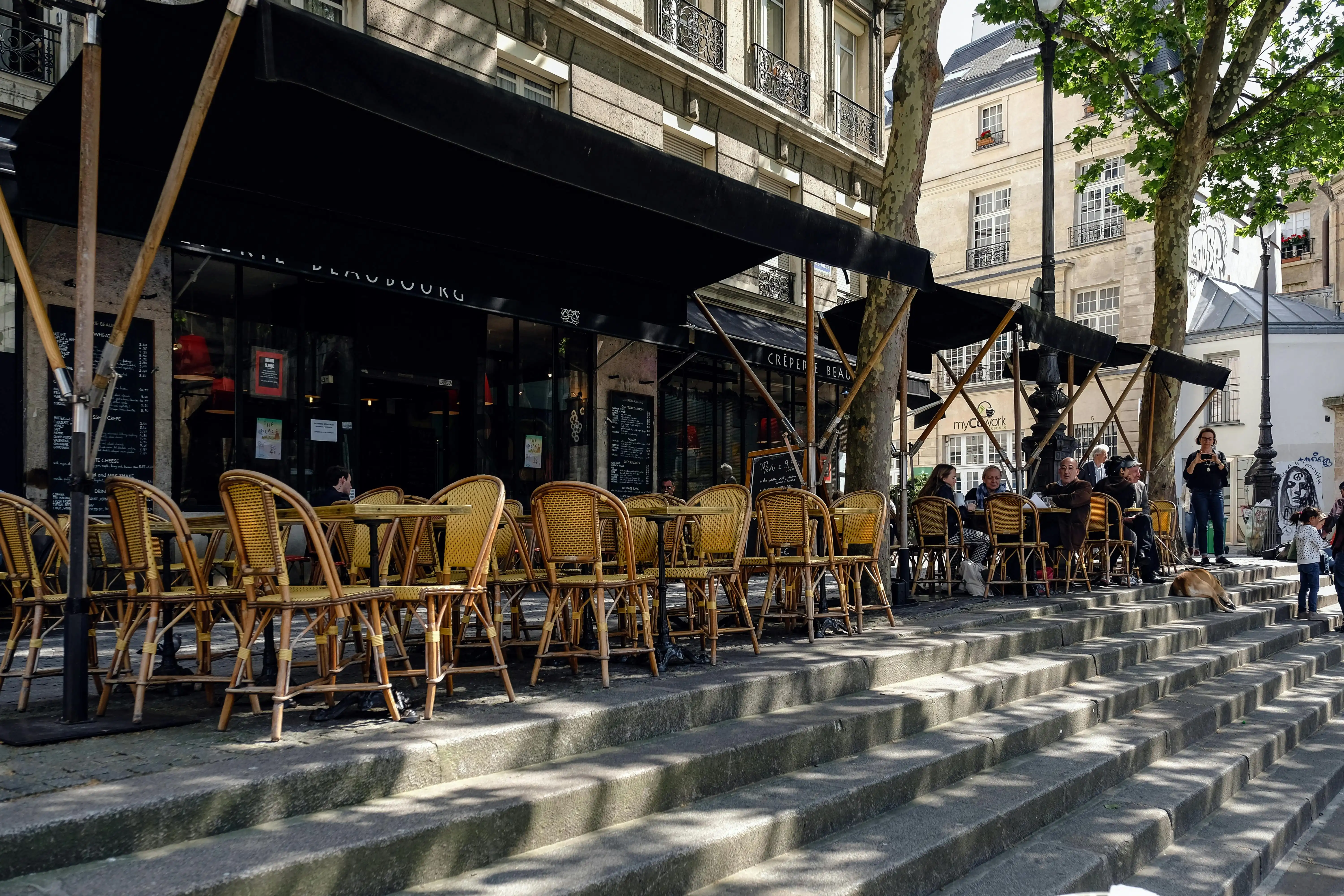 Terrasse crêperie