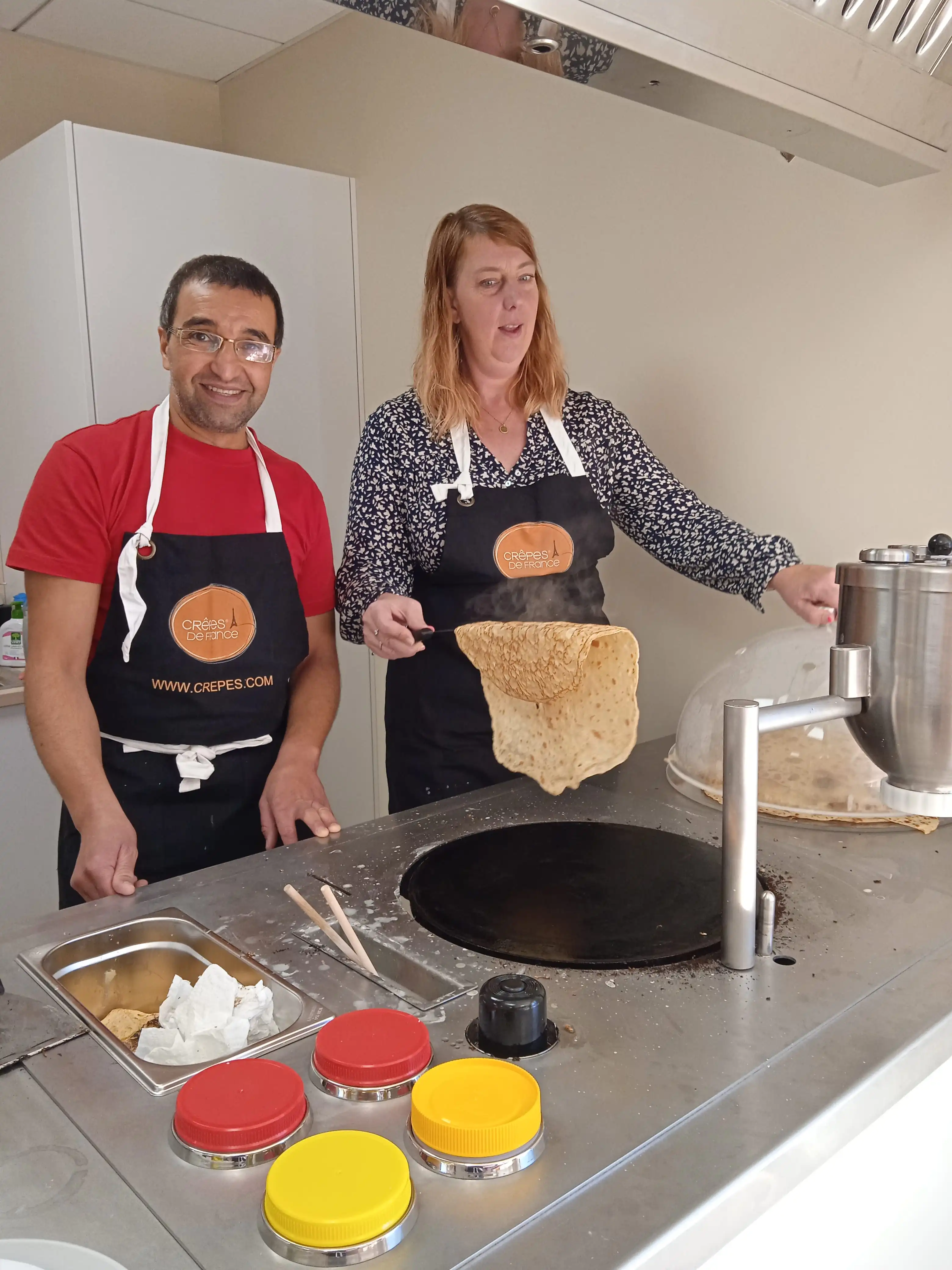plan de travail cr&ecirc;perie