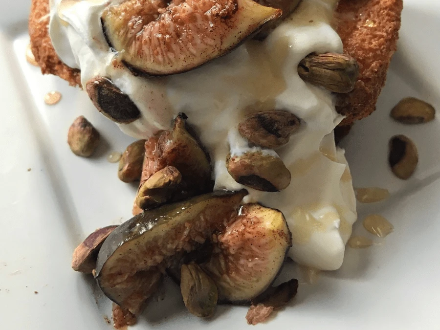 Crêpe brie et confiture de figue